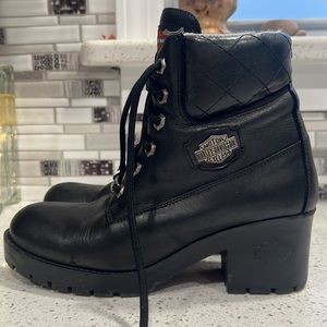 Harley Davidson PARIS Heeled Moto Boots #28890
